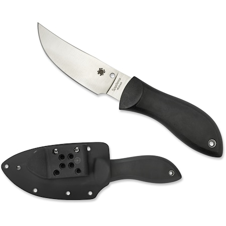 Spyderco 2024 Spyderco Moran Lightweight Black/Kraton Upswept Plain SPY-FB01P